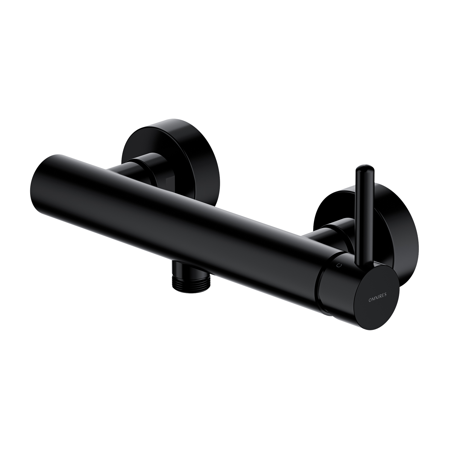 Darmowa Dostawa - Bateria prysznicowa ścienna czarna Omnires Y Y1240BL