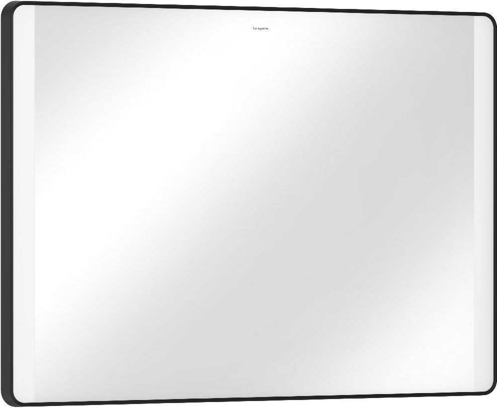 Darmowa Dostawa - Lustro 100x70 cm prostokątne z oświetleniem czarny Hansgrohe Xarita Lite Q 54977670