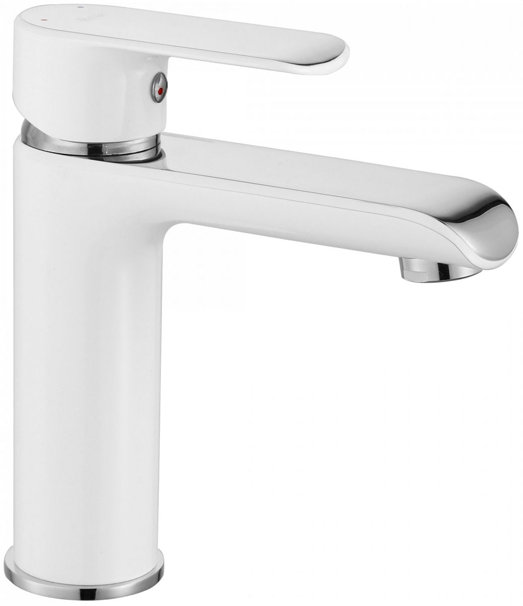 Darmowa Dostawa - Bateria umywalkowa stojąca chrom-biała Rea Bloom REAB9915