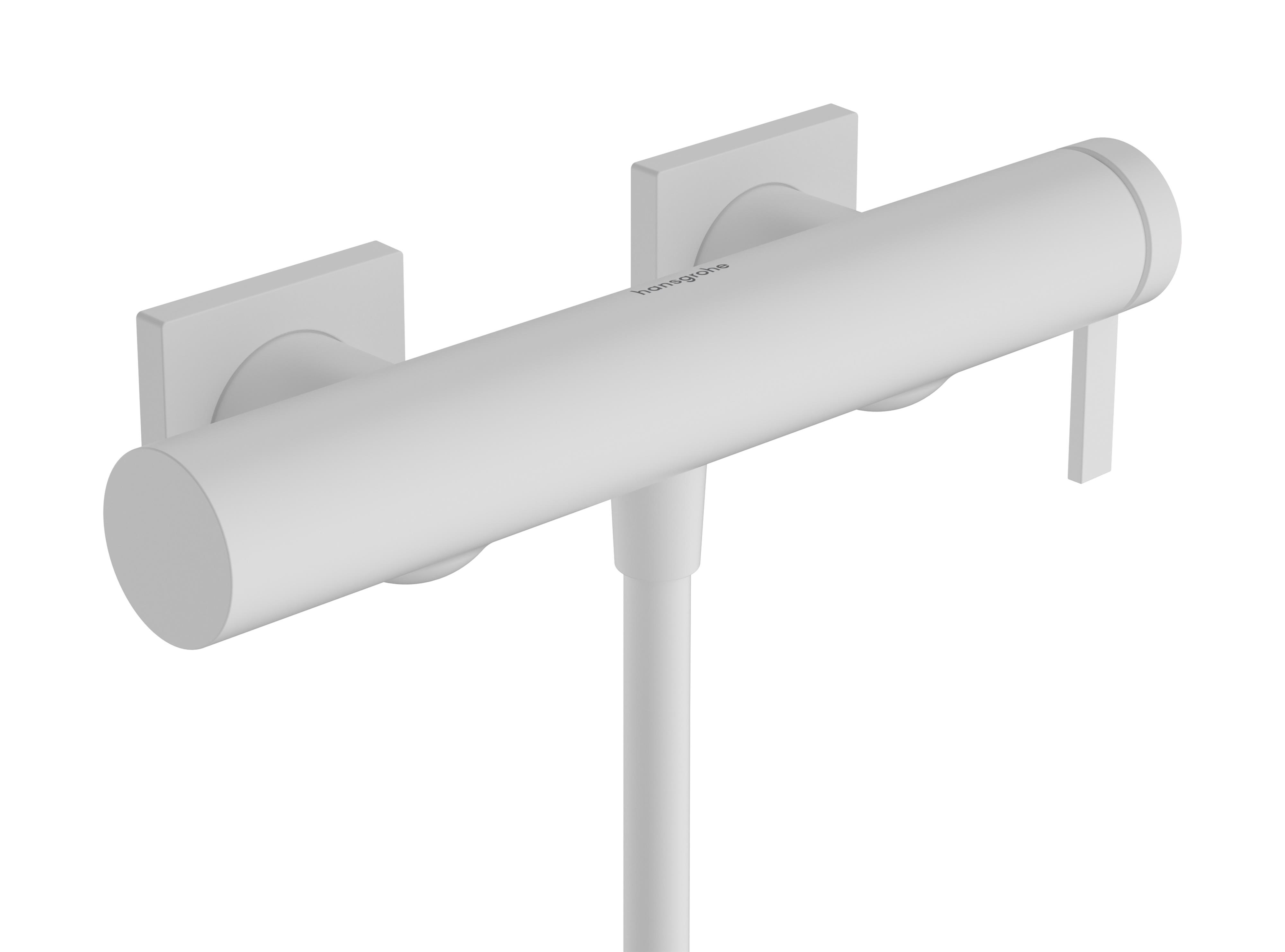 Darmowa Dostawa - Bateria prysznicowa ścienna biały Hansgrohe Tecturis E 73620700