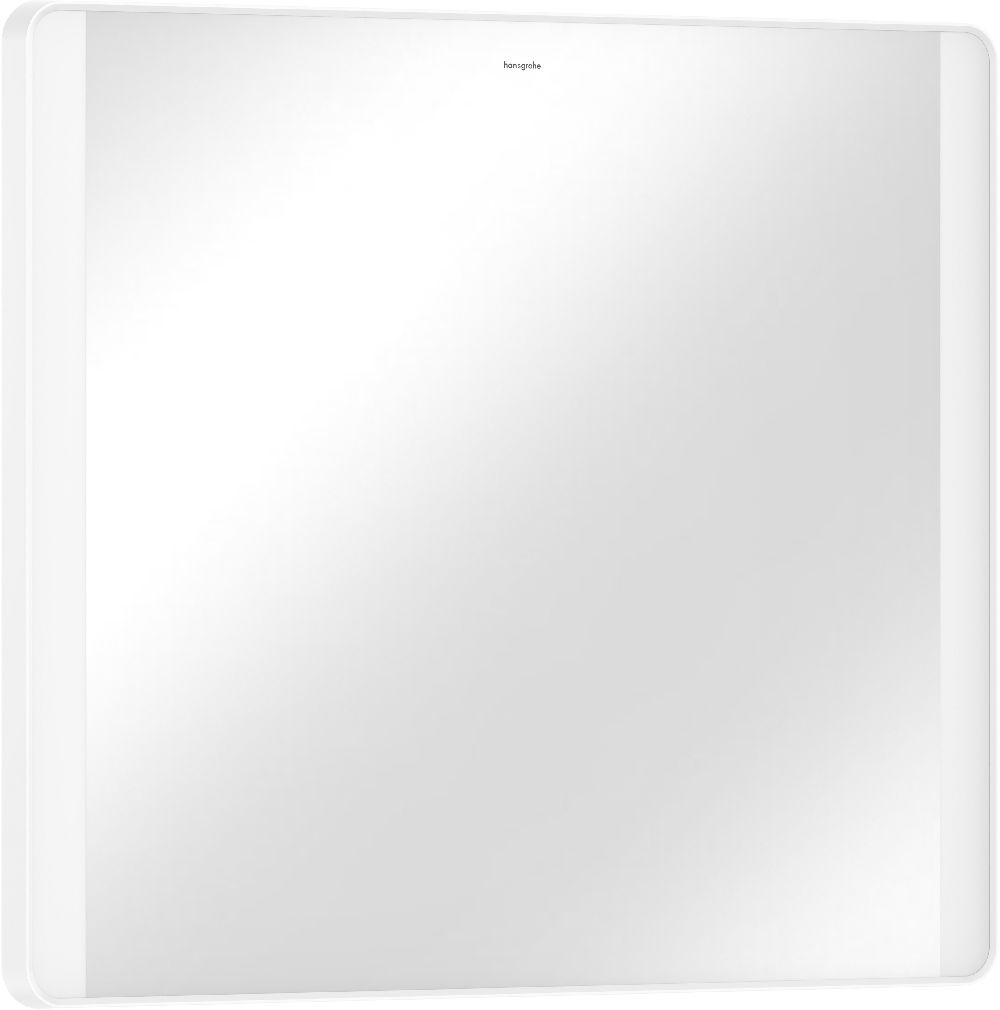 Darmowa Dostawa - Lustro 80x70 cm prostokątne z oświetleniem biały Hansgrohe Xarita Lite Q 54976700
