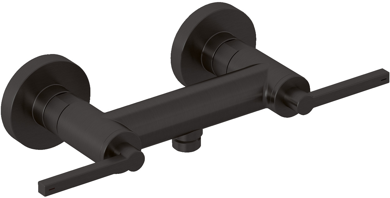 Darmowa Dostawa - Bateria prysznicowa ścienna czarna Kludi Nova Fonte Puristic 20710N215