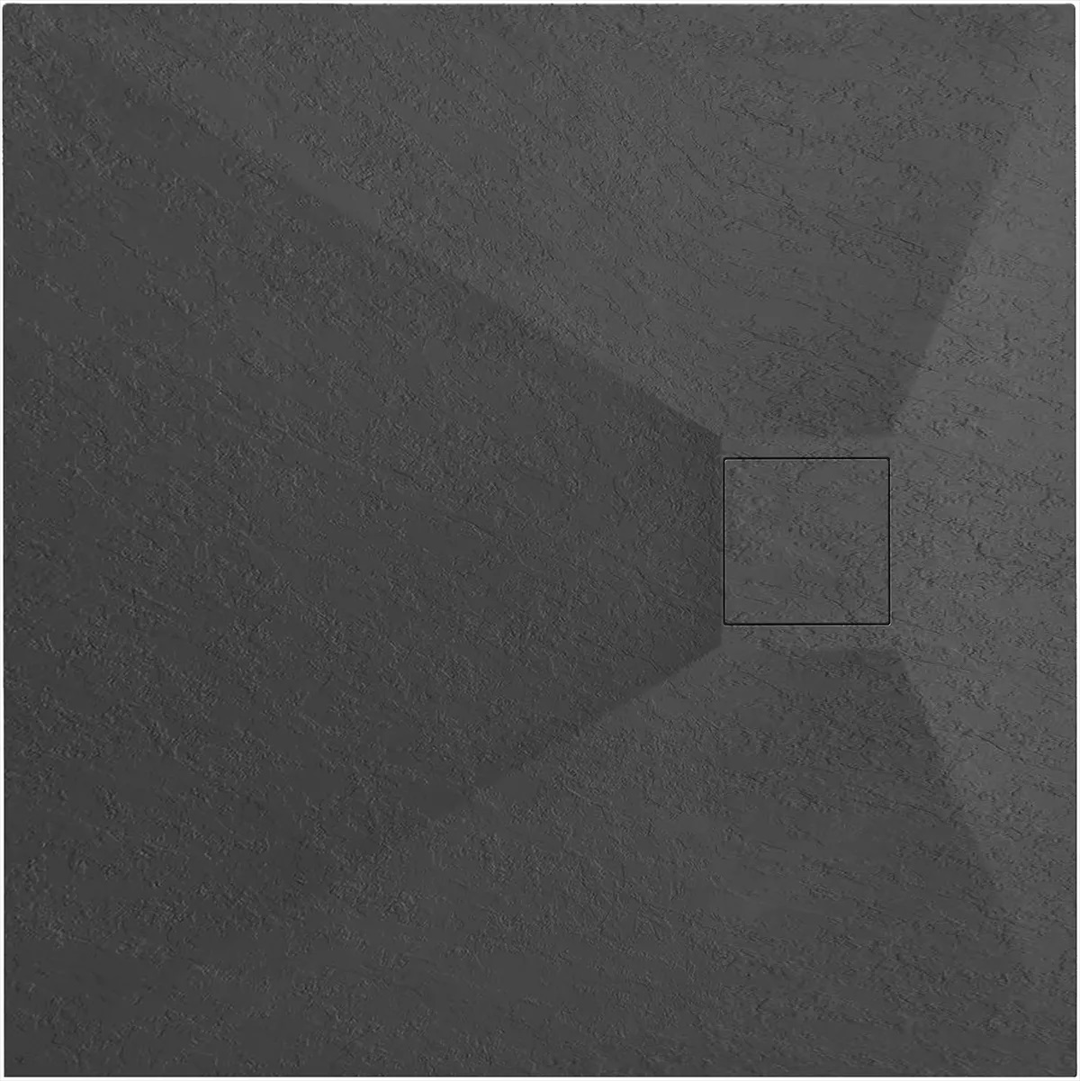 Darmowa Dostawa - Brodzik kwadratowy 90x90 cm czarny Rea Magnum REAK3910