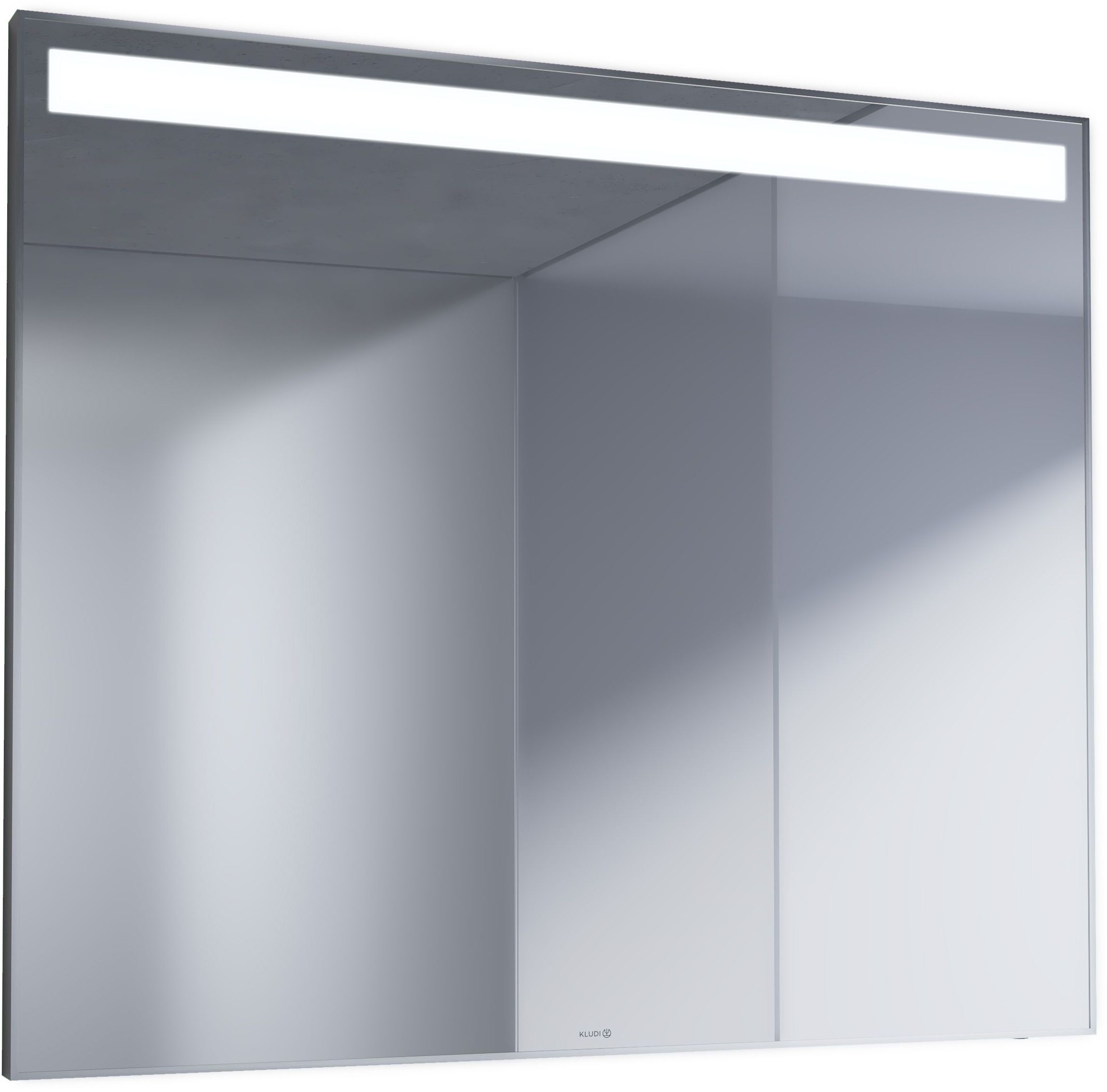 Darmowa Dostawa - Lustro 80x68 cm prostokątne z oświetleniem Kludi Luma 17SP0600