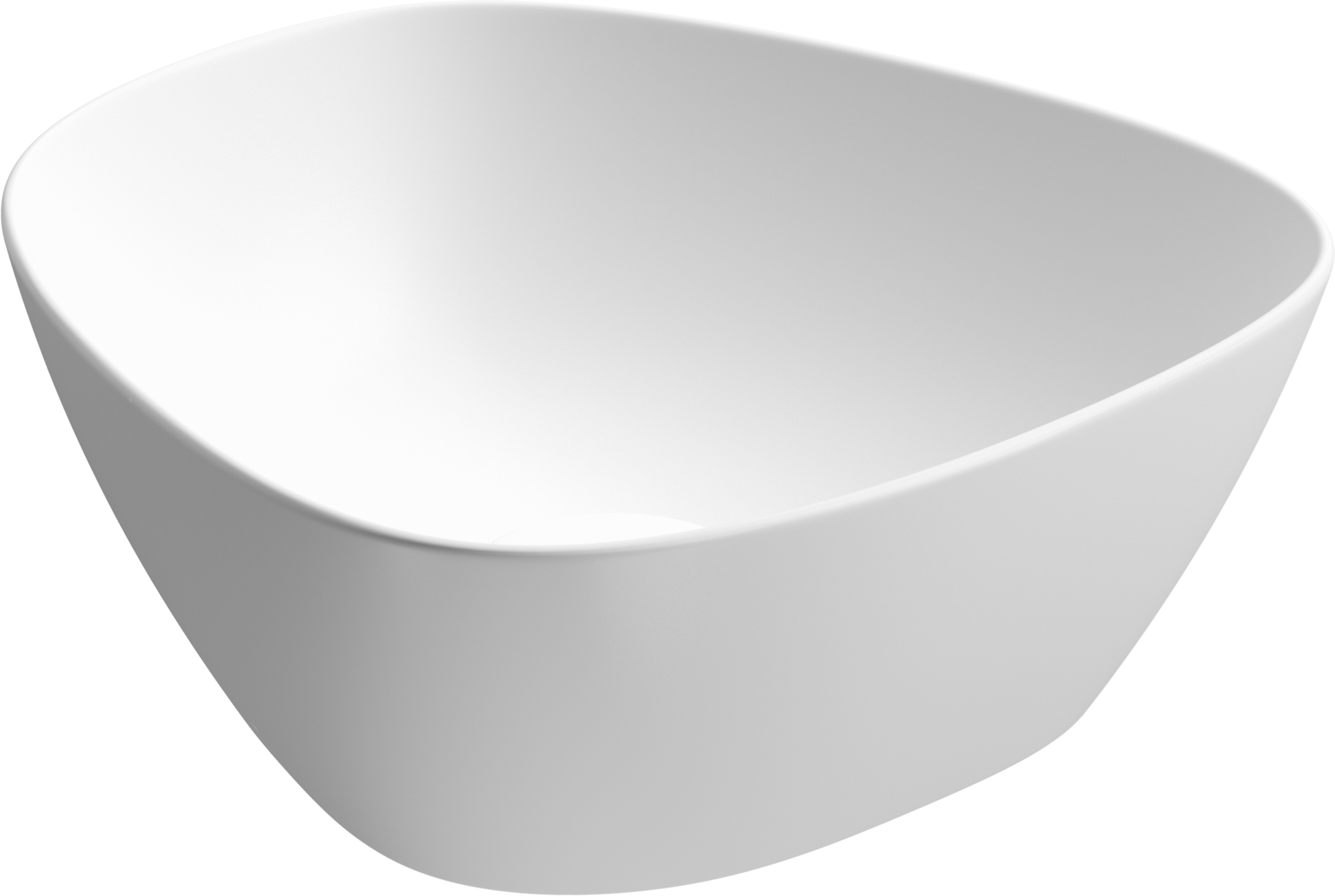 Darmowa Dostawa - Umywalka 39x37 cm nablatowa biała Meissen Keramik Kontra K682014