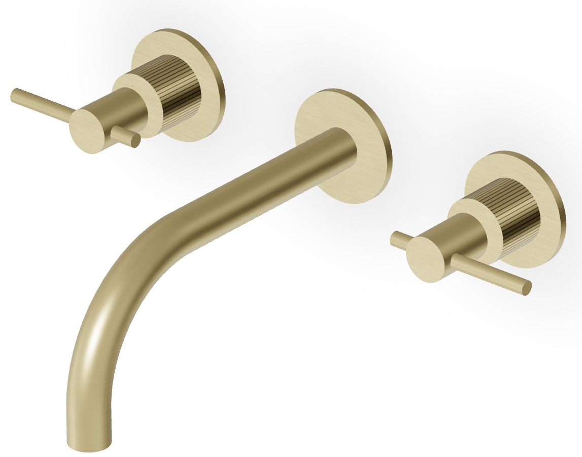 Darmowa Dostawa - Bateria umywalkowa podtynkowa złota Zucchetti Helm ZHL760XP31G2