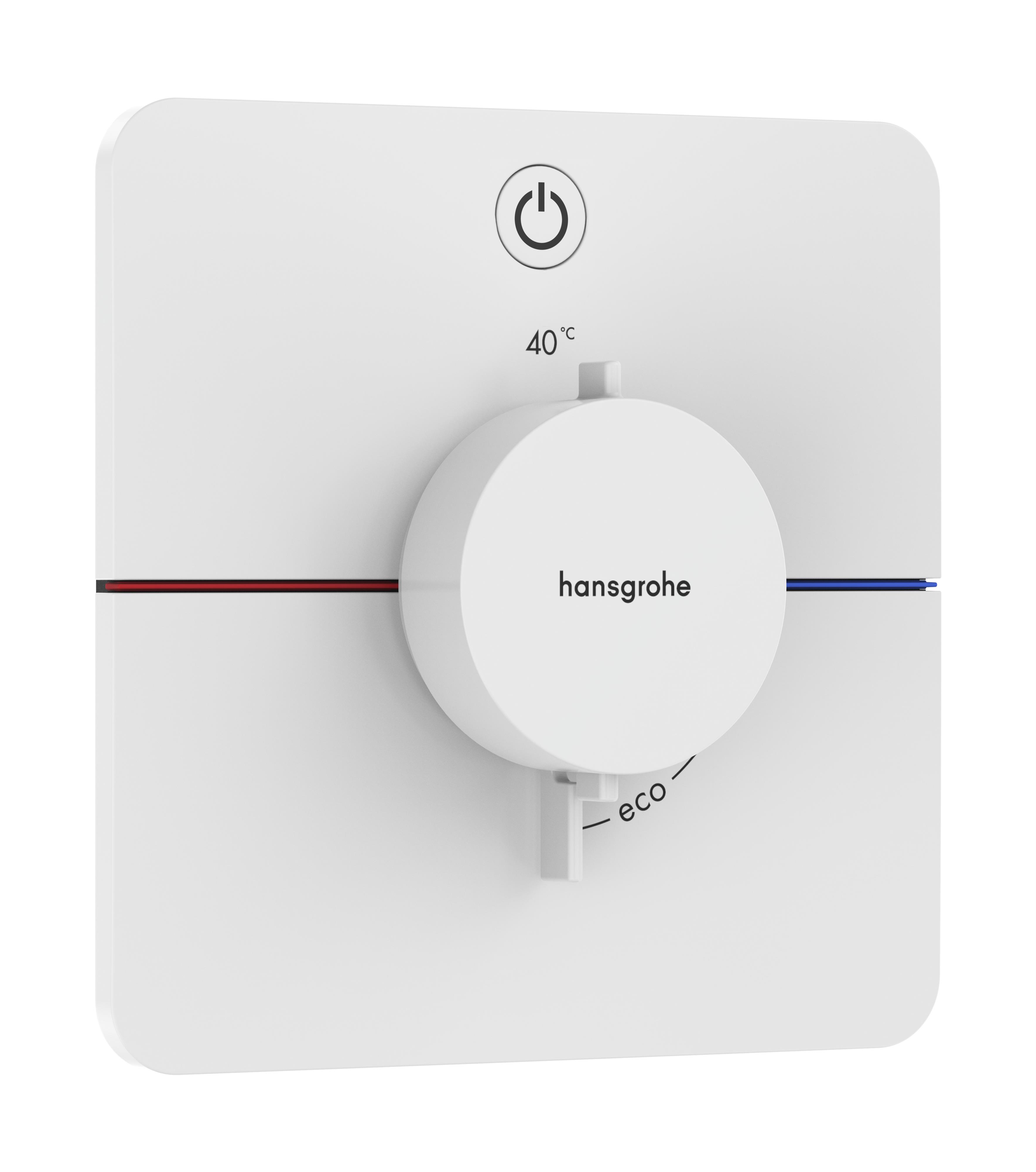 Darmowa Dostawa - Bateria prysznicowa podtynkowa termostatyczna biała Hansgrohe ShowerSelect Comfort Q 15581700