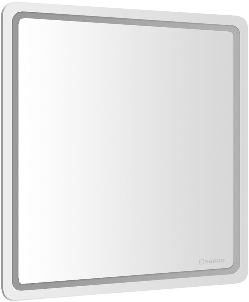 Darmowa Dostawa - Lustro 80x80 cm kwadratowe z oświetleniem Sapho Nyx NY080