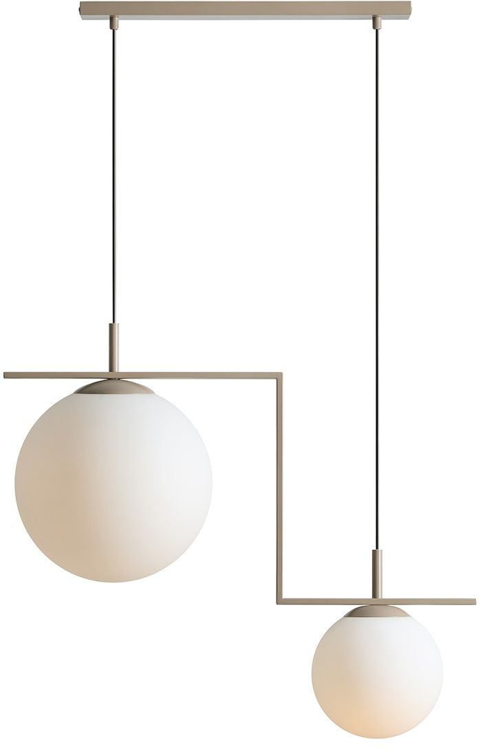 Darmowa Dostawa - Lampa wisząca 2x15 W beżowa Aldex Zac 1038H172