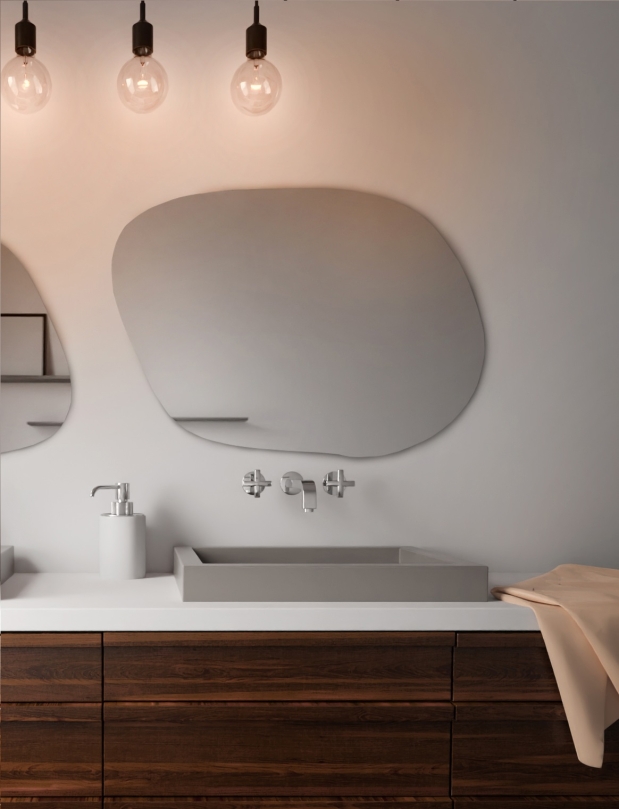 Darmowa Dostawa - Lustro 60x43 cm Baltica Design Stain 5903003188391