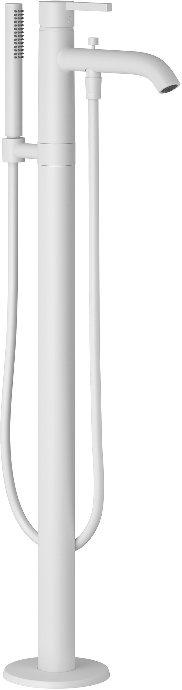 Darmowa Dostawa - Bateria wannowo-prysznicowa wolnostojąca biała Kludi Nova Fonte Pura 385905315