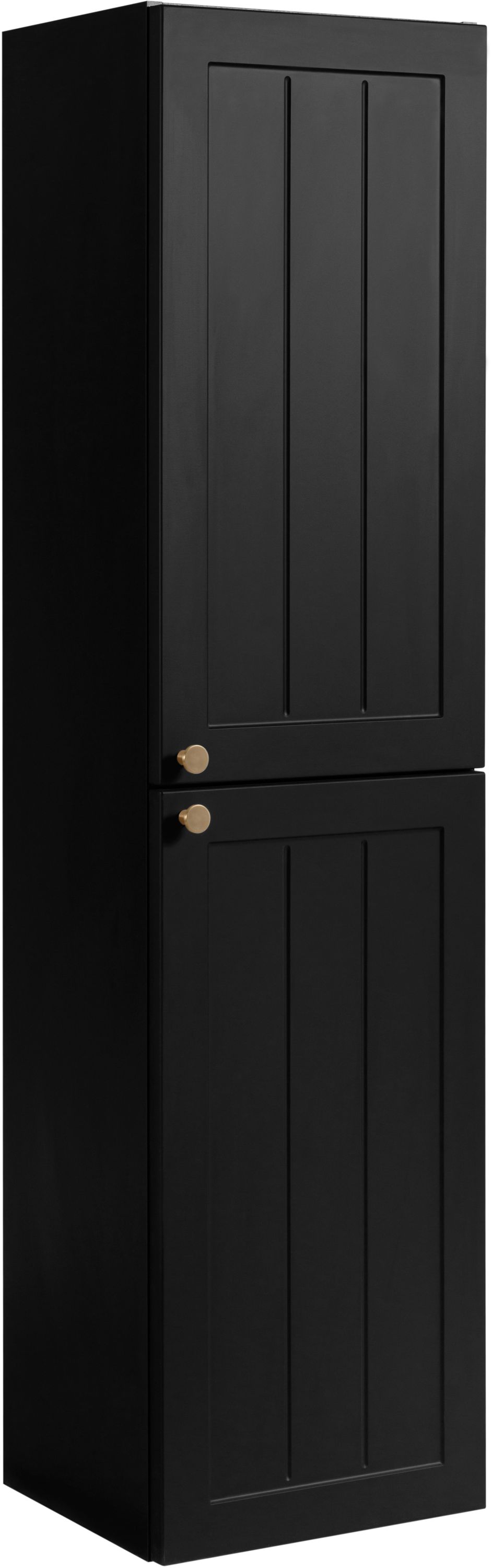 Darmowa Dostawa - Szafka 35x27x136 cm boczna wisząca czarna Rodan Gusto 5906154454094