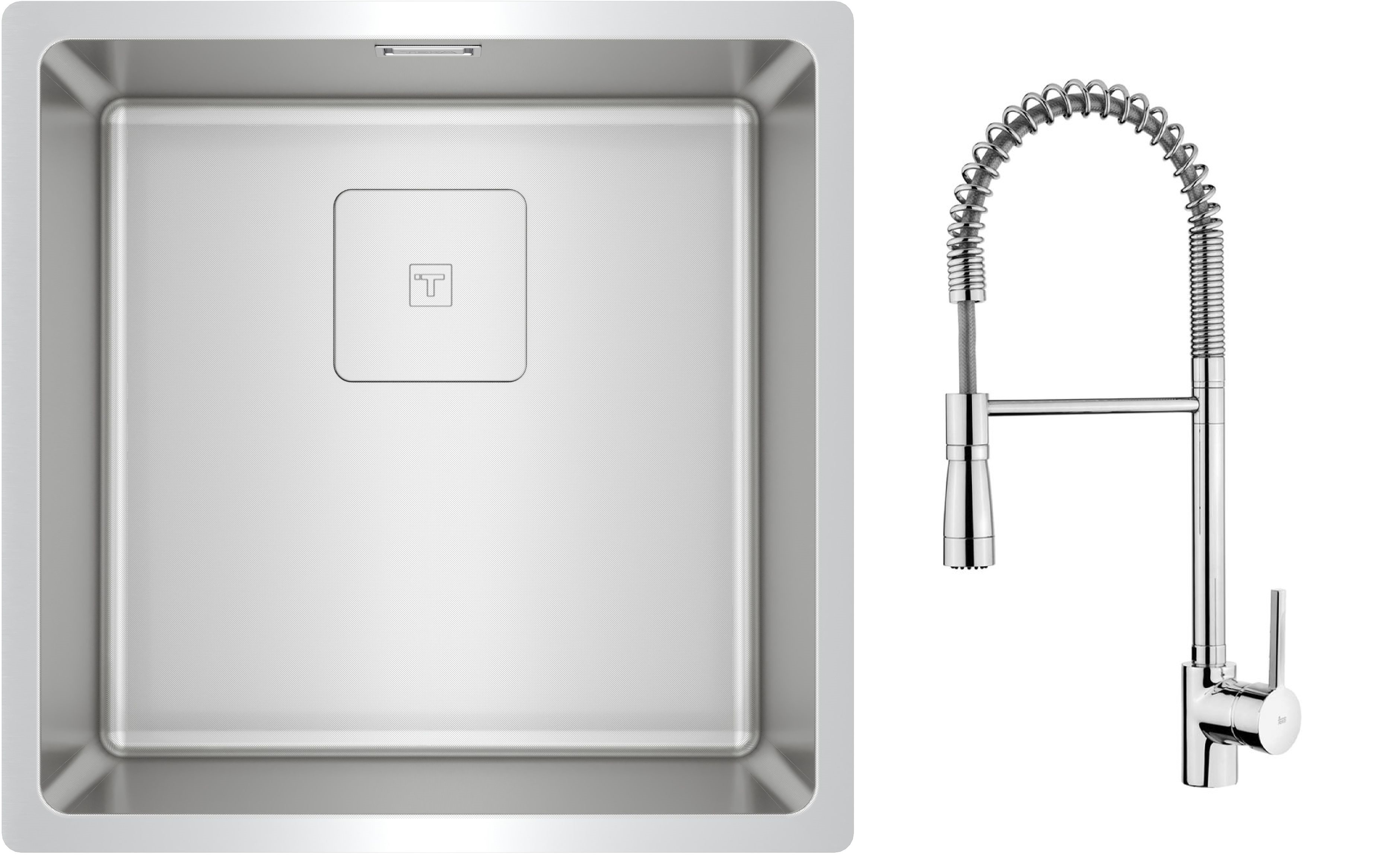 Darmowa Dostawa - Zlewozmywak z baterią stal/chrom Teka Flexlinea abset11171