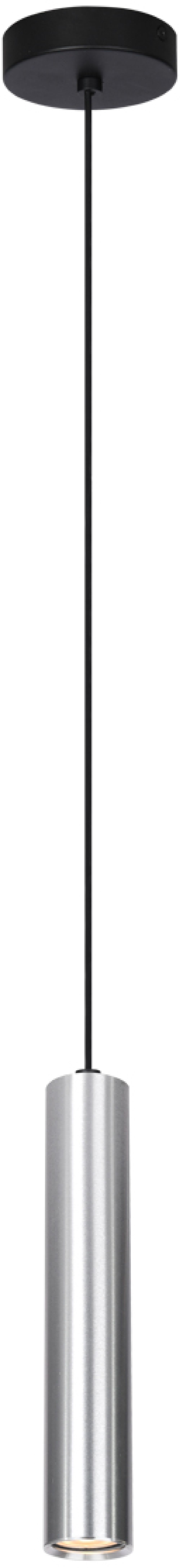 Darmowa Dostawa - Lampa wisząca 1x10 W aluminium Italux Lopus PND489301ALU