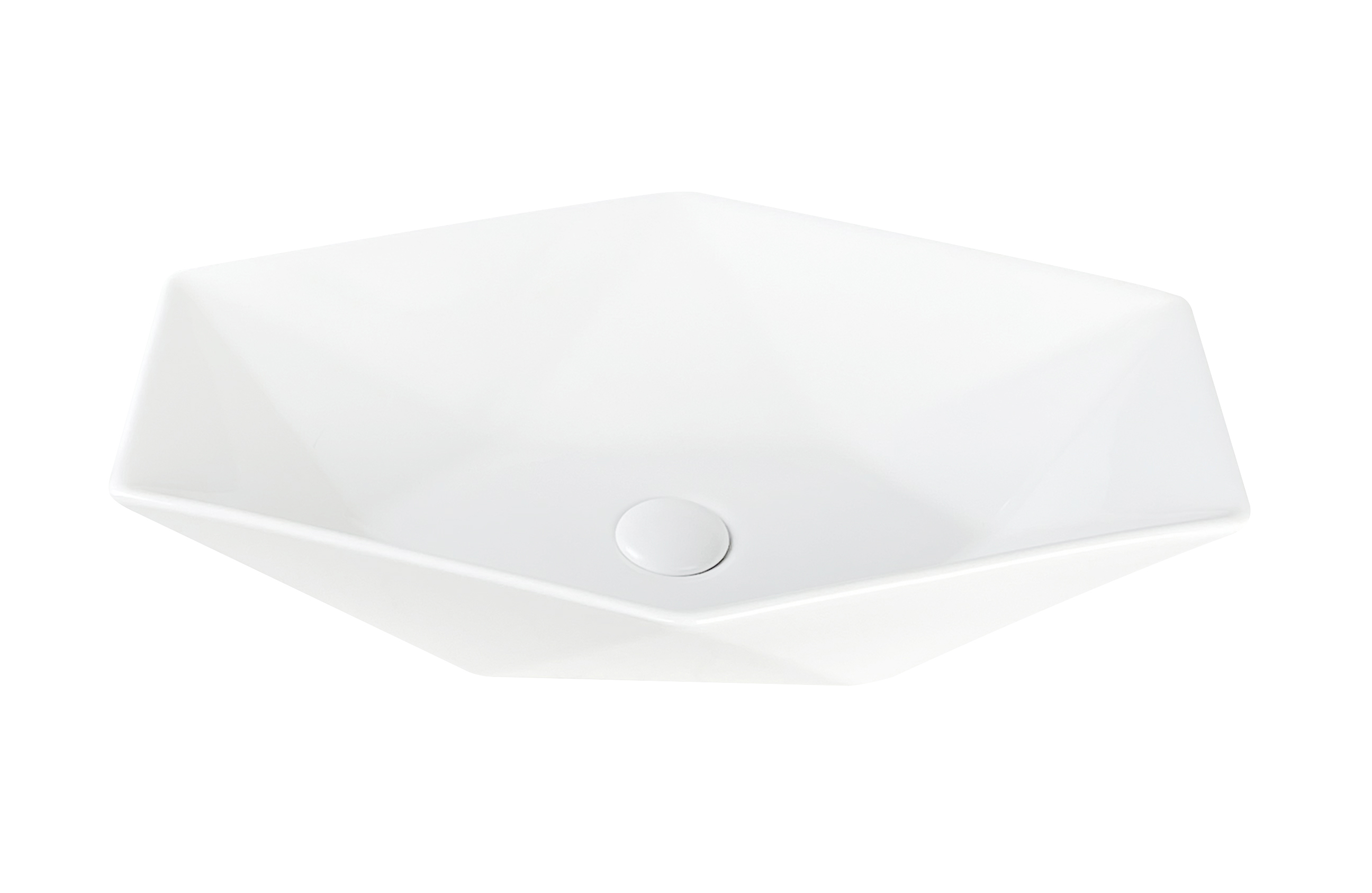 Darmowa Dostawa - Umywalka 56x37 cm nablatowa biała Aquavea Prisa PRISABIA