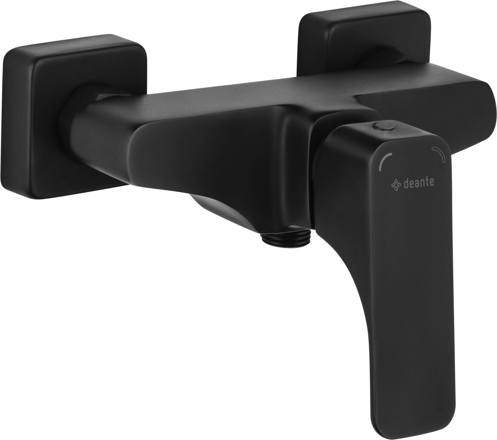 Darmowa Dostawa - Bateria prysznicowa ścienna czarny Deante Hiacynt Nero BQHN40M