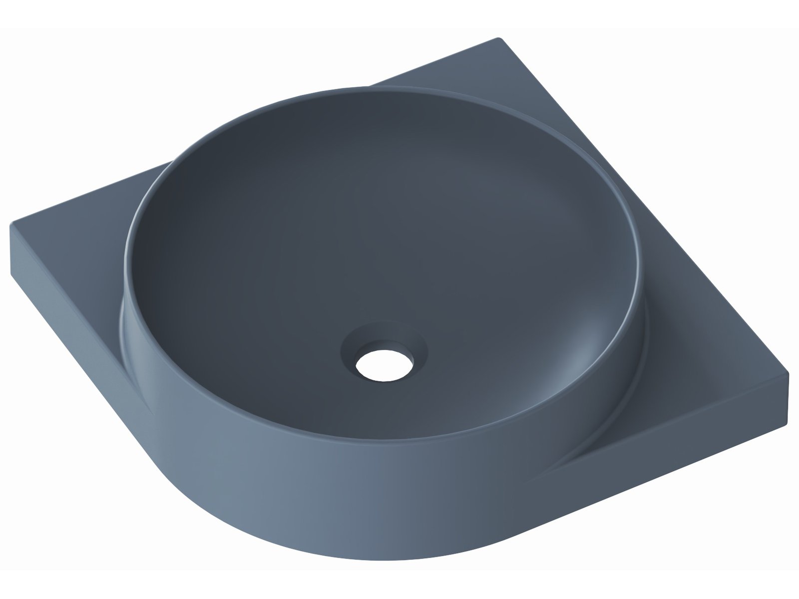 Darmowa Dostawa - Umywalka 45x45 cm półokrągła ścienna-meblowa Ravak Yard XJX07245000