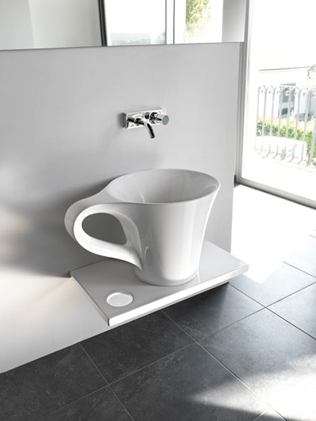 Darmowa Dostawa - Umywalka 69x50 cm nablatowa biała Art Ceram One Shot OSL0050100