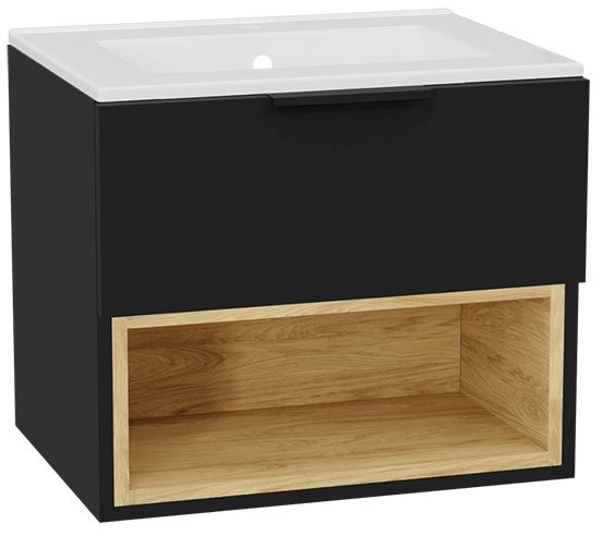 Darmowa Dostawa - Umywalka z szafką 61 cm czarną Excellent Tuto 2.0 MLEX2171K600236BKBK