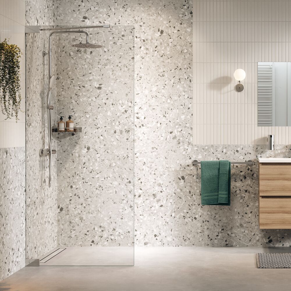 Darmowa Dostawa - Ścianka prysznicowa walk-in 100 cm chrom połysk/szkło przezroczyste Sealskin Pure PU011006265100