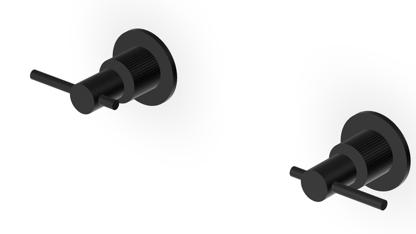 Darmowa Dostawa - Bateria prysznicowa podtynkowa czarna Zucchetti Helm ZHL738XP81G2