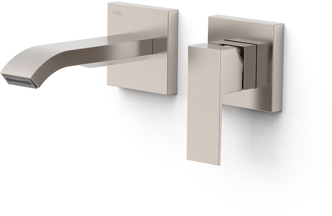Darmowa Dostawa - Bateria umywalkowa podtynkowa stal Tres Cuadro 00630023AC