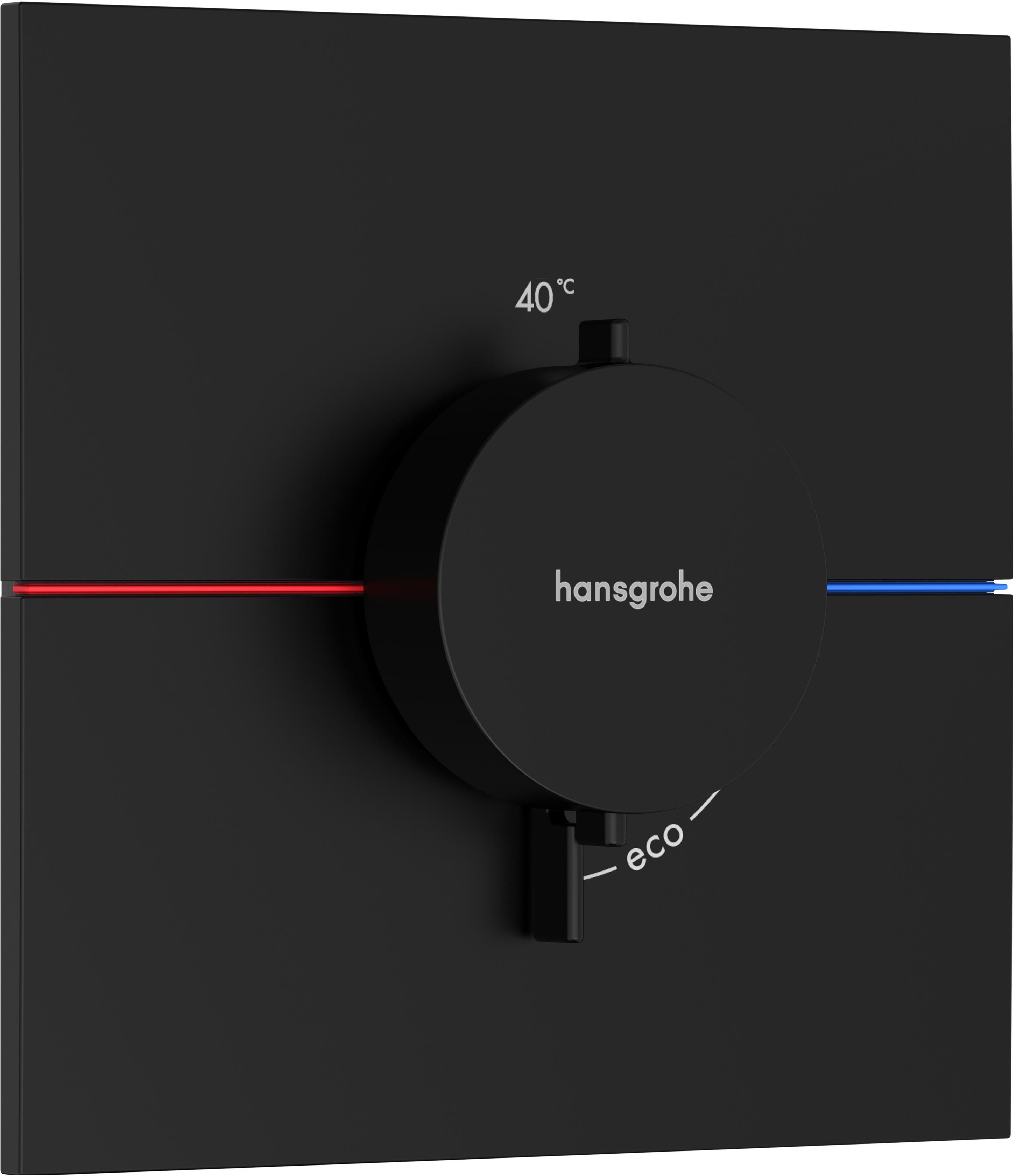 Darmowa Dostawa - Bateria prysznicowa podtynkowa czarny Hansgrohe ShowerSelect Comfort E 15574670