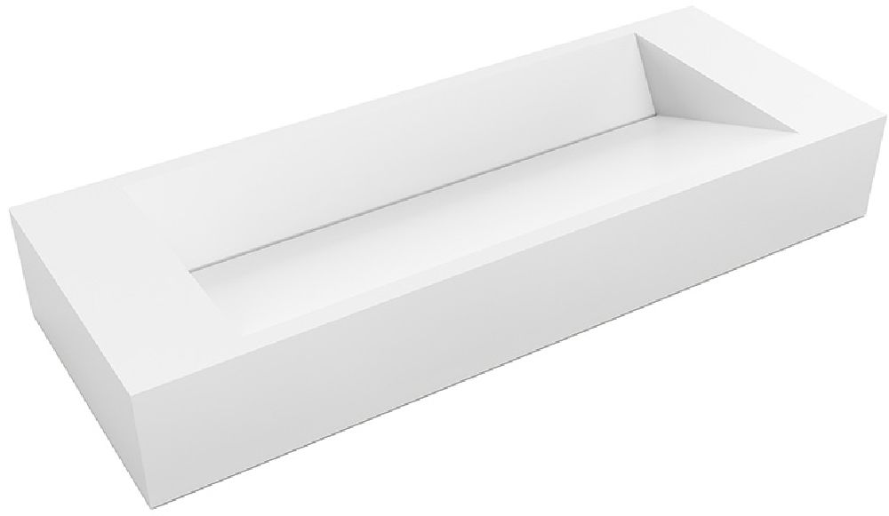 Darmowa Dostawa - Umywalka 80x30 cm prostokątna nablatowa biała Cristalstone Linea Diago U800MCOLCW