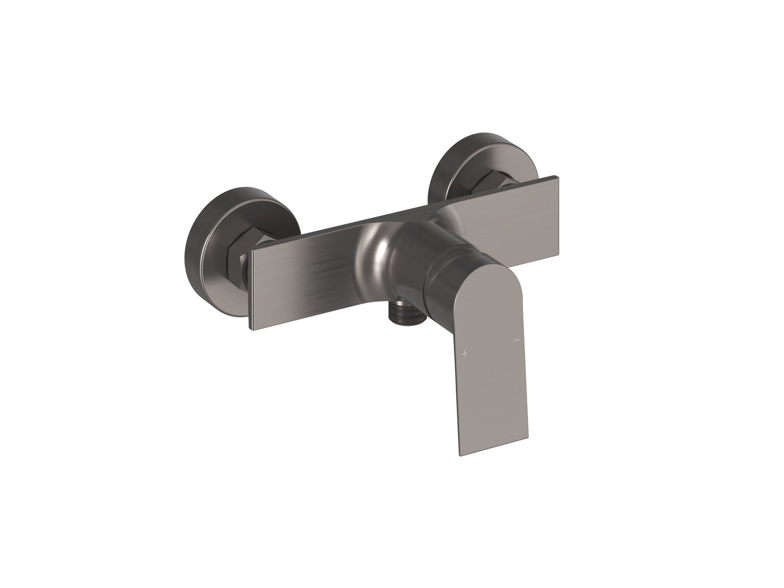 Darmowa Dostawa - Bateria prysznicowa ścienna grafitowa Ravak Plan X070655