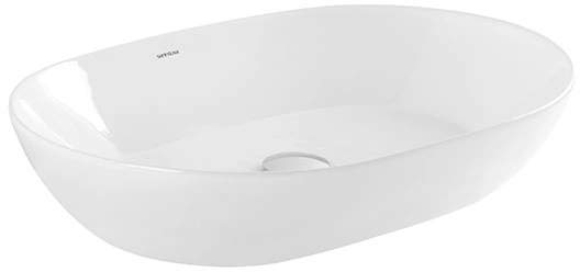 Darmowa Dostawa - Umywalka 60x42 cm owalna nablatowa biała Sanindusa Sanlife 136789004