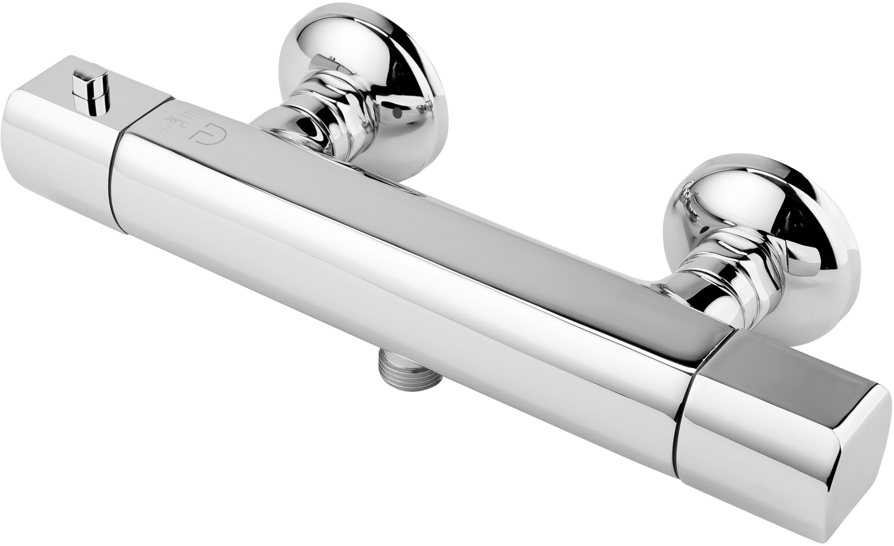 Darmowa Dostawa - Bateria prysznicowa ścienna termostatyczna chrom FDesign Stabilla FD1TS05711