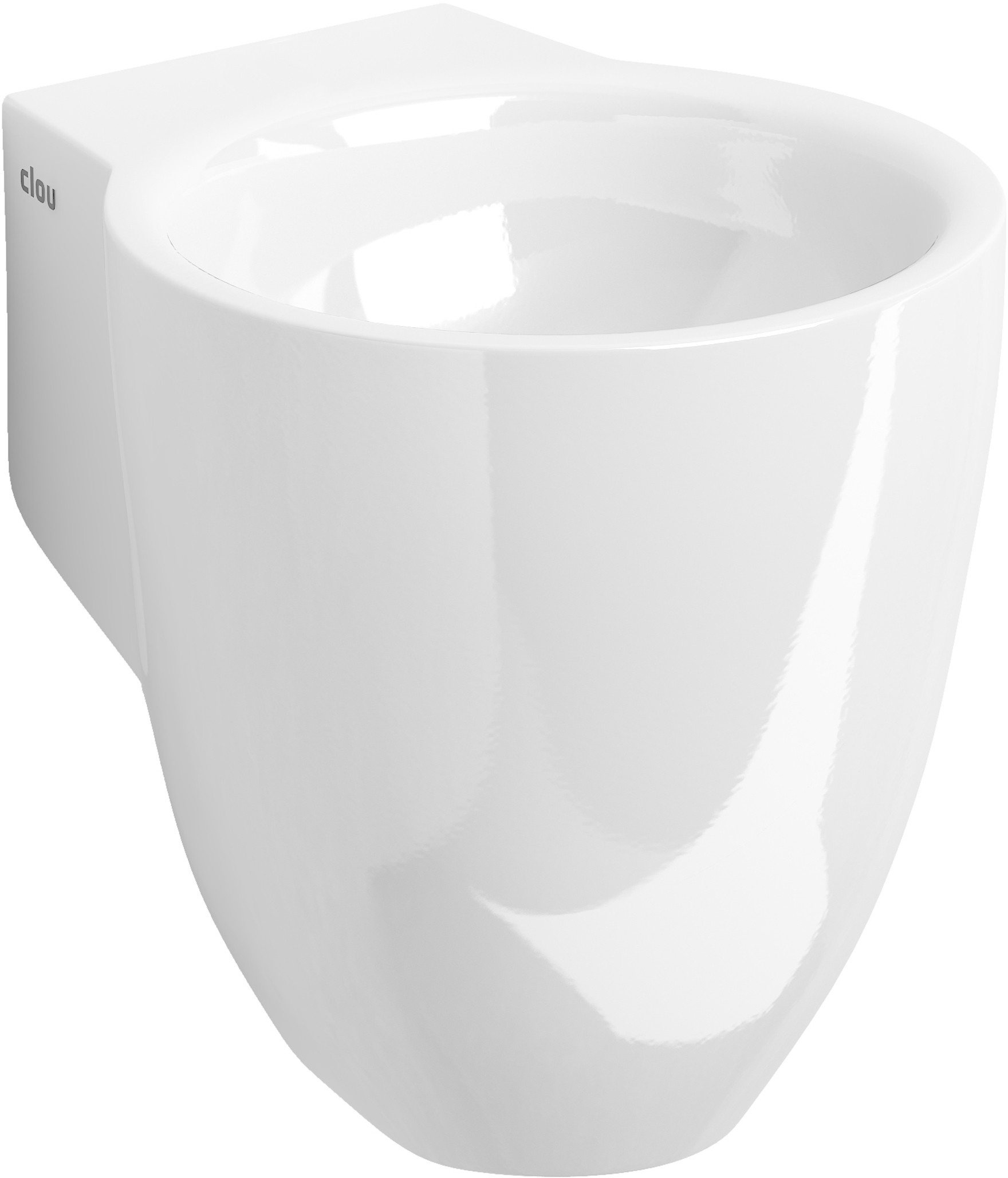 Darmowa Dostawa - Umywalka 31.5x27 cm okrągła ścienna biała Clou Flush CL0303061