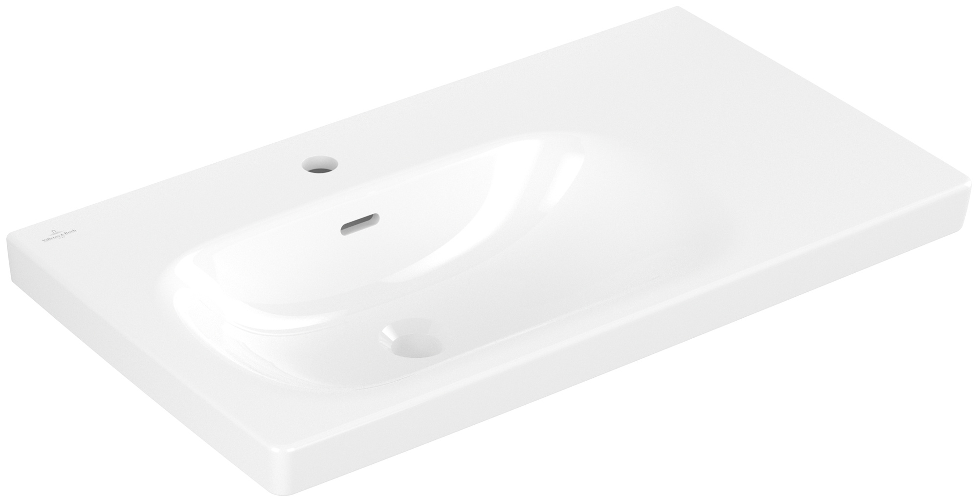 Darmowa Dostawa - Umywalka 80x46 cm prostokątna meblowa biała Villeroy & Boch Skyla 5A52L101