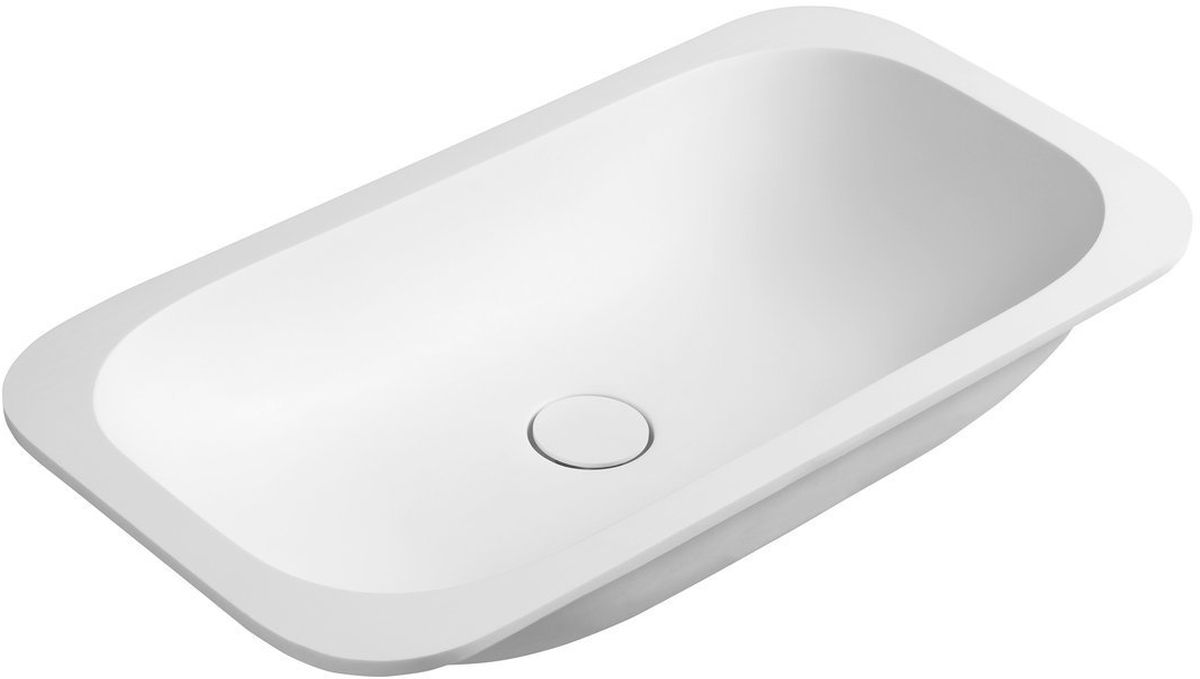 Darmowa Dostawa - Umywalka 67.2x35.5 cm prostokątna wpuszczana-podblatowa biała Sapho Impala IM630