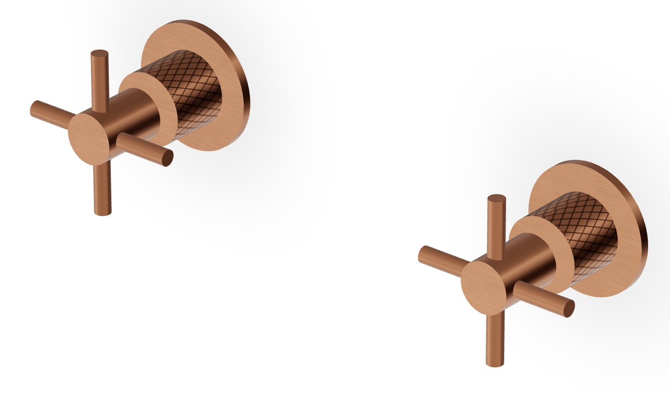 Darmowa Dostawa - Bateria prysznicowa podtynkowa miedź Zucchetti Helm ZHM738XP91G3