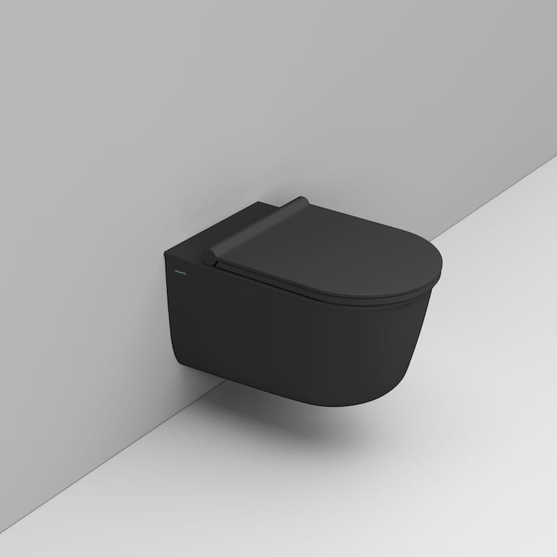 Darmowa Dostawa - Miska WC wisząca bez kołnierza czarny Ceramica Dolomite Mayka D482581