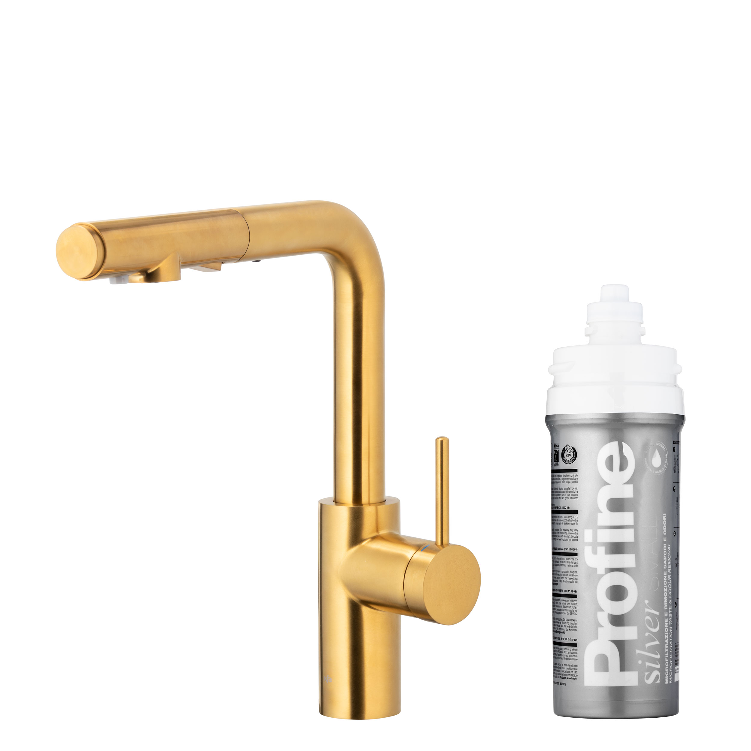 Darmowa Dostawa - Bateria kuchenna z filtrem stojąca złoto/stare złoto KFA Armatura Duero Pure Basic 662311431