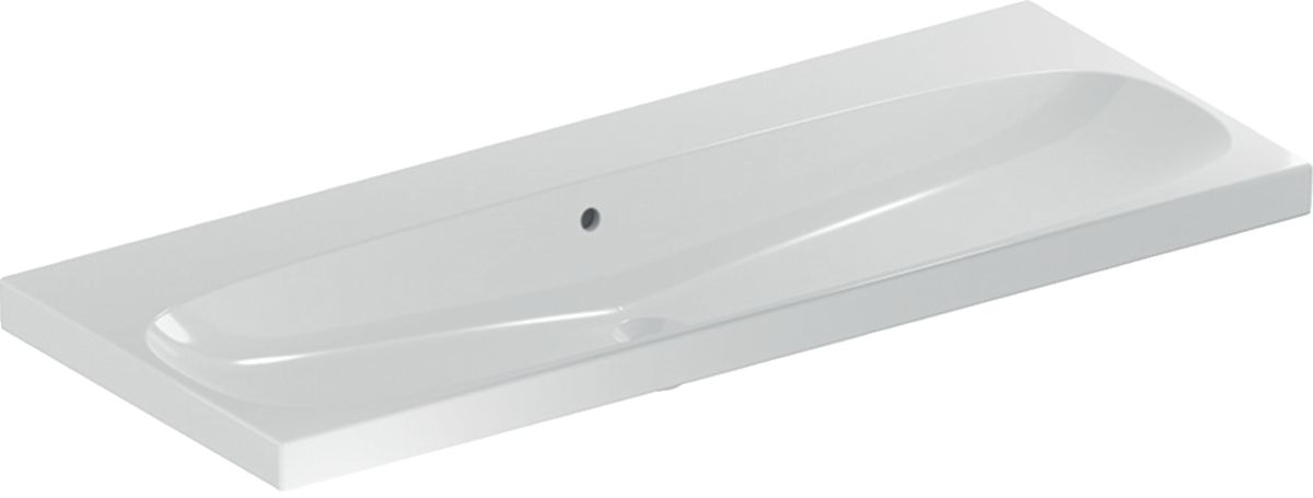 Darmowa Dostawa - Umywalka 120x48 cm prostokątna ścienna-meblowa biała Geberit Acanto 501880003