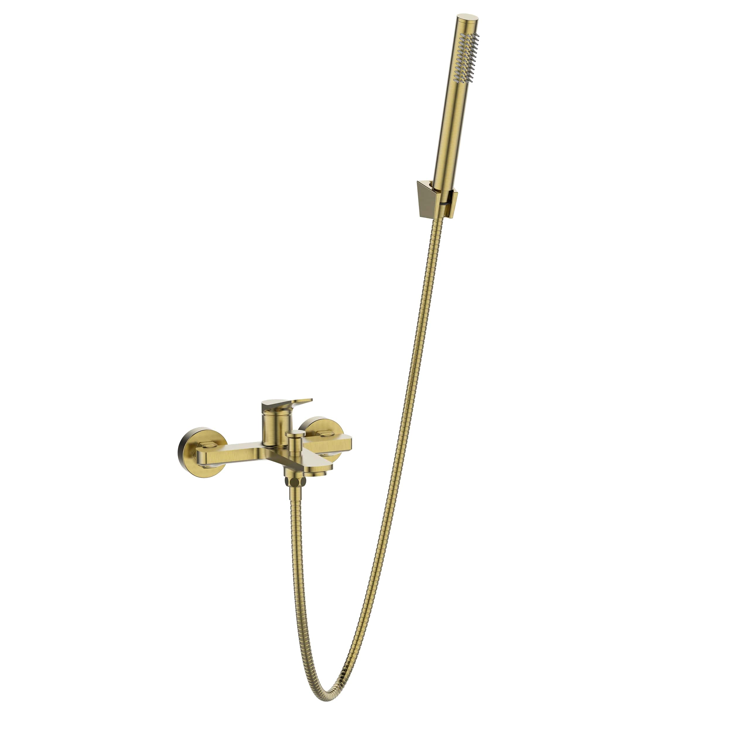 Darmowa Dostawa - Bateria prysznicowa ścienna złota Invena Alonia BW70009