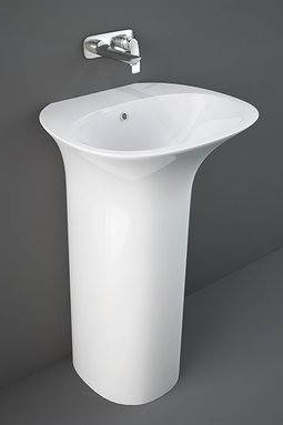 Darmowa Dostawa - Umywalka 55x46 cm wolnostojąca biała Rak Ceramics Sensation SENFS5500AWHA