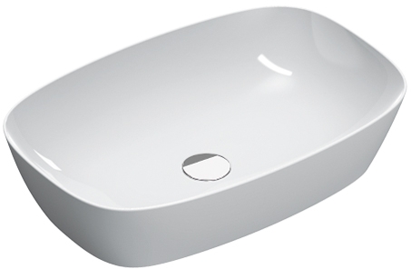 Darmowa Dostawa - Umywalka 60x40 cm owalna nablatowa biała Catalano Alvea 0622600001