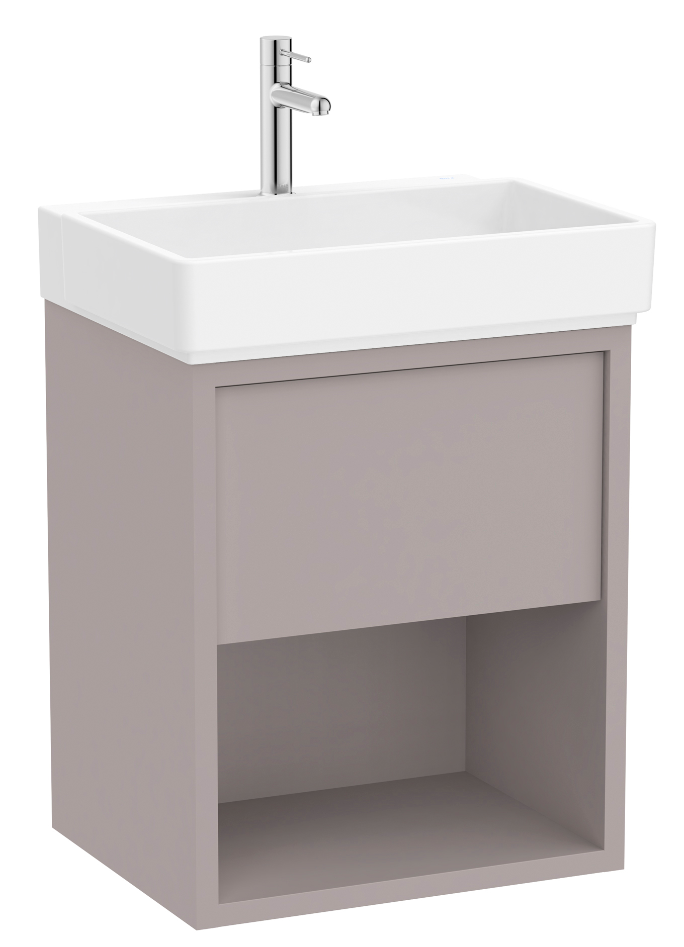 Darmowa Dostawa - Umywalka z szafką 55 cm szarą Roca Tura A852024559