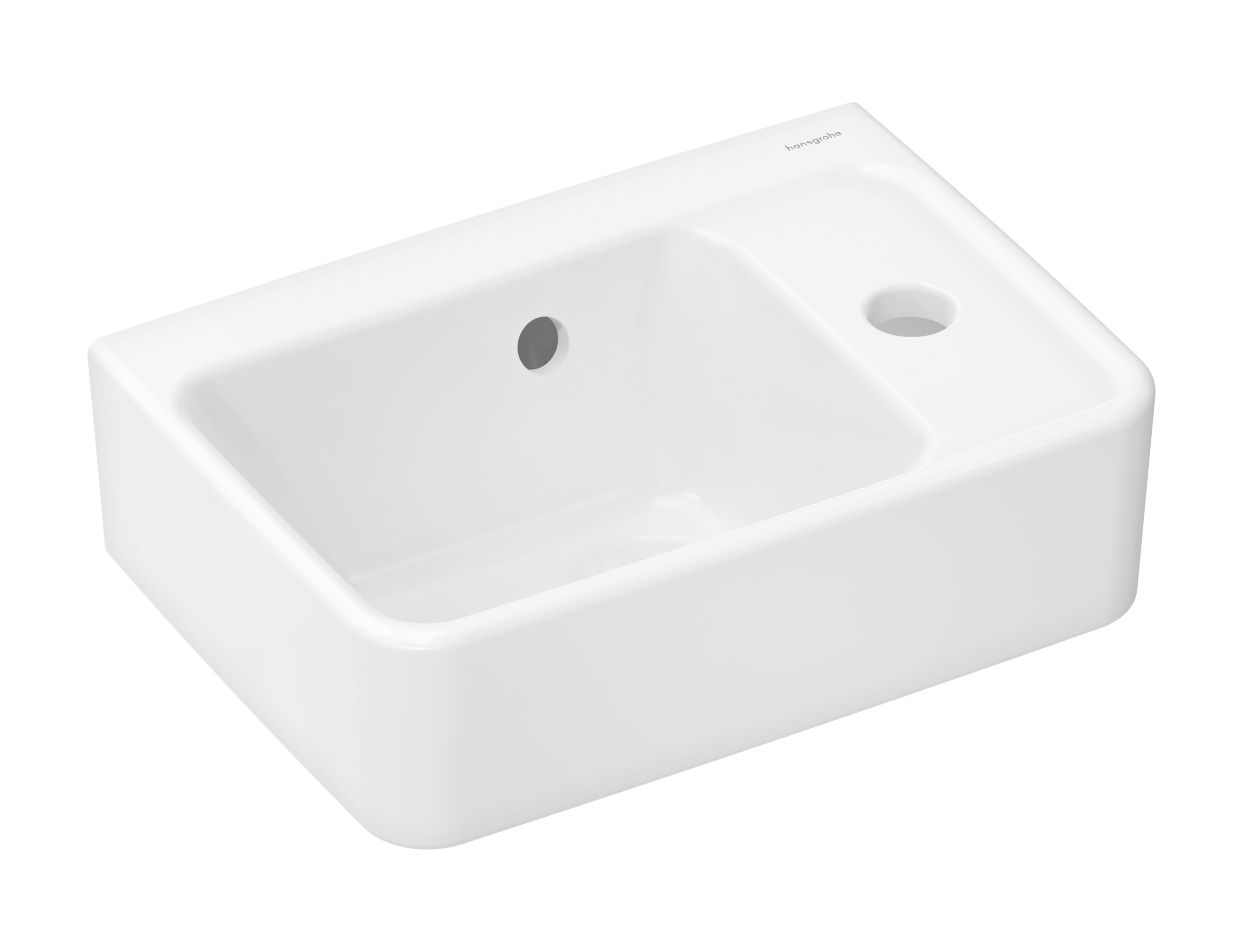 Darmowa Dostawa - Umywalka 36x25 cm prostokątna ścienna biała Hansgrohe Xanuia Q 60129450