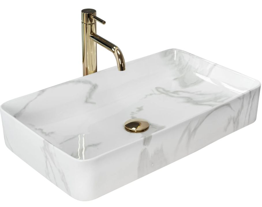 Darmowa Dostawa - Umywalka 61.5x35 cm prostokątna Rea Denis REAU5896