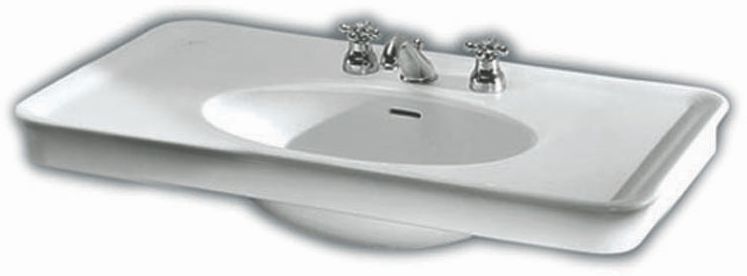 Darmowa Dostawa - Umywalka 100x55 cm prostokątna ścienna biała Hatria Dolcevita Y0F001