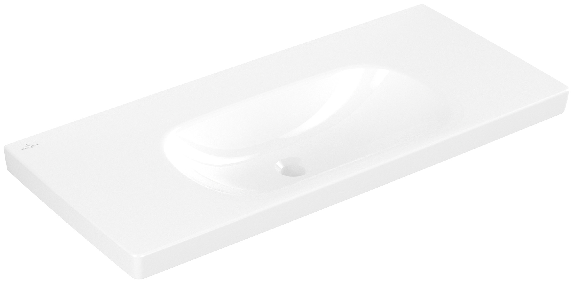 Darmowa Dostawa - Umywalka 100x46 cm prostokątna meblowa biała Villeroy & Boch Skyla 5A51A3R1