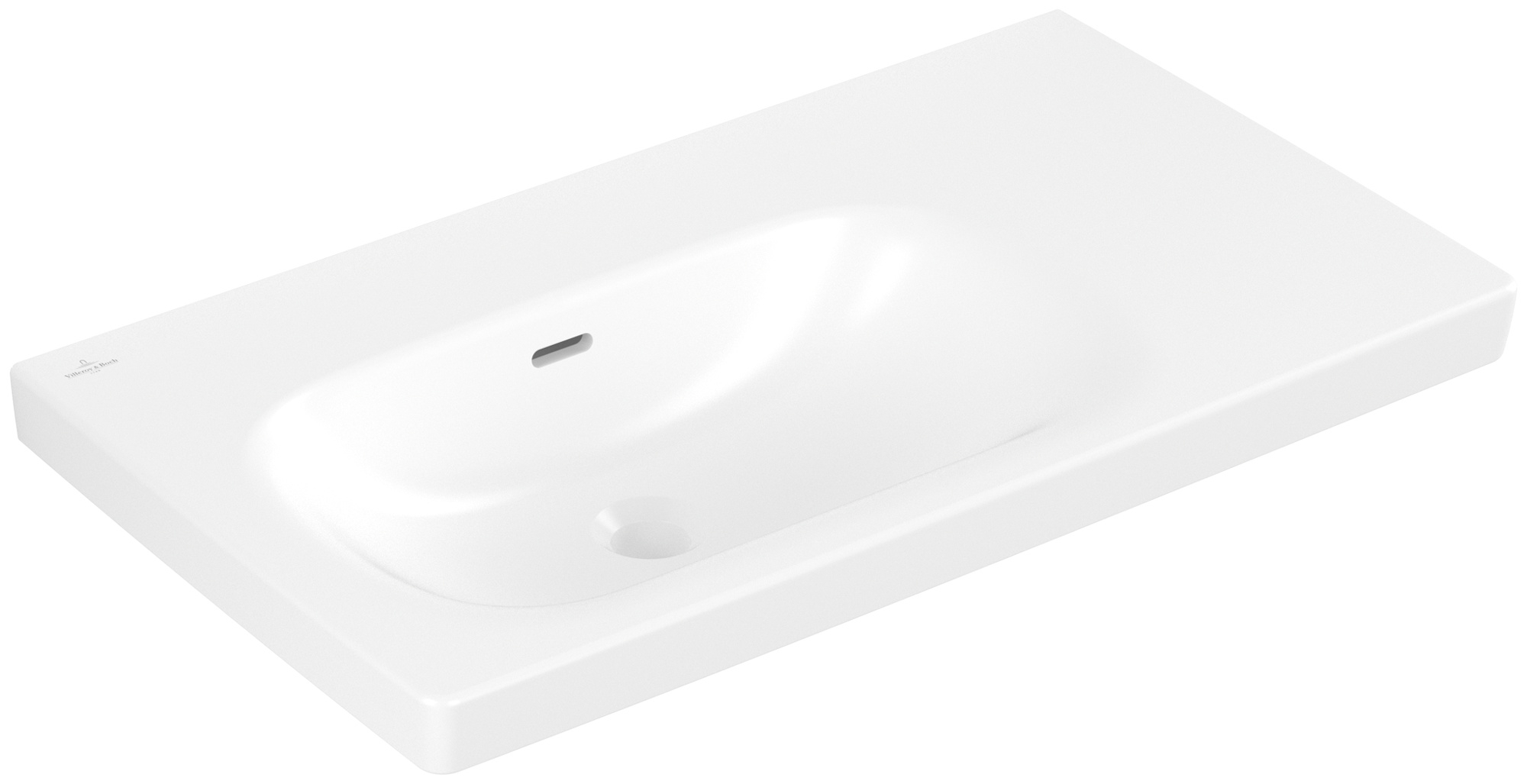 Darmowa Dostawa - Umywalka 80x46 cm prostokątna meblowa biała Villeroy & Boch Skyla 5A52L3RW