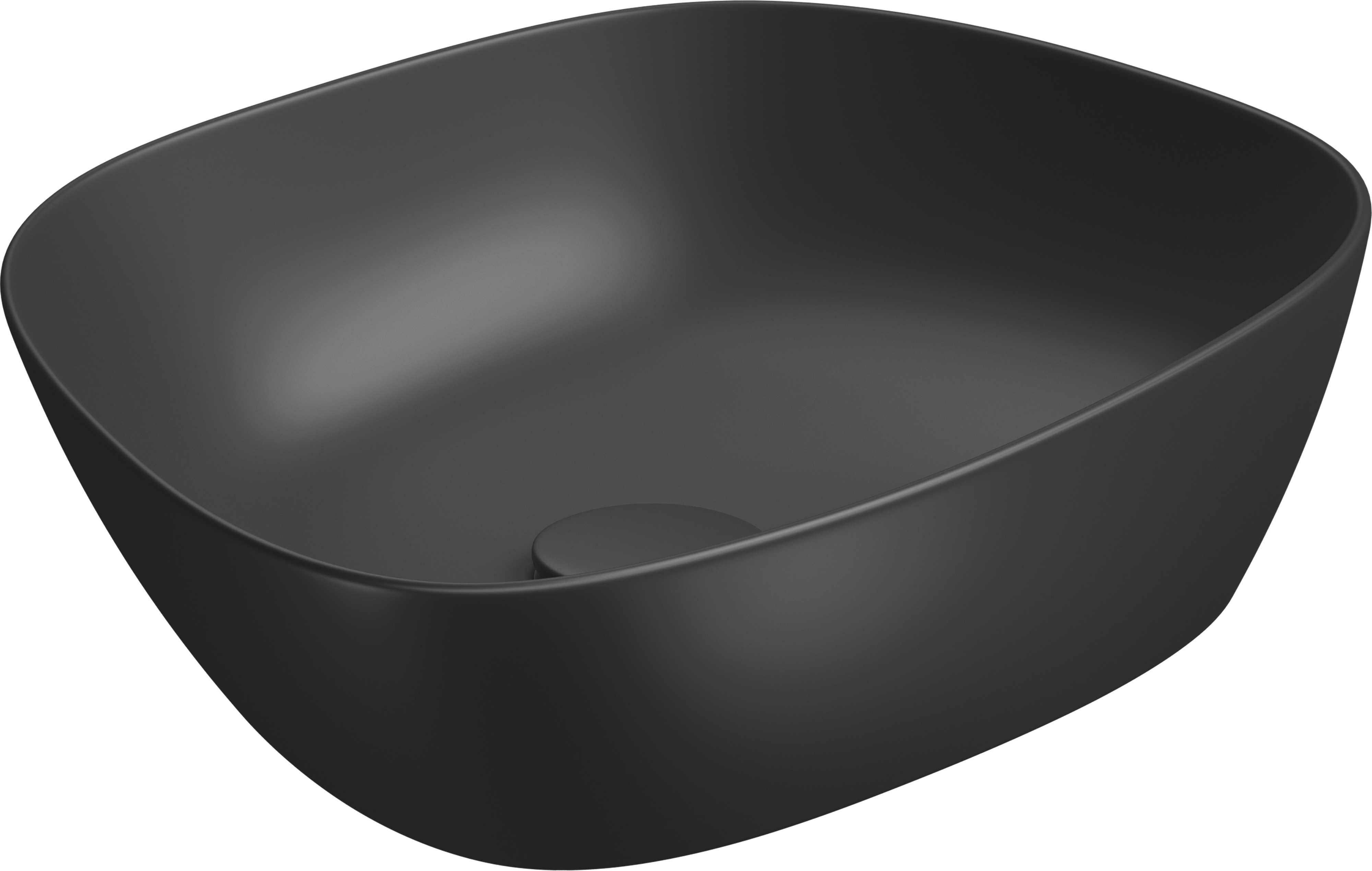 Darmowa Dostawa - Umywalka 48x40 cm nablatowa antracyt Meissen Keramik Kontra K682018