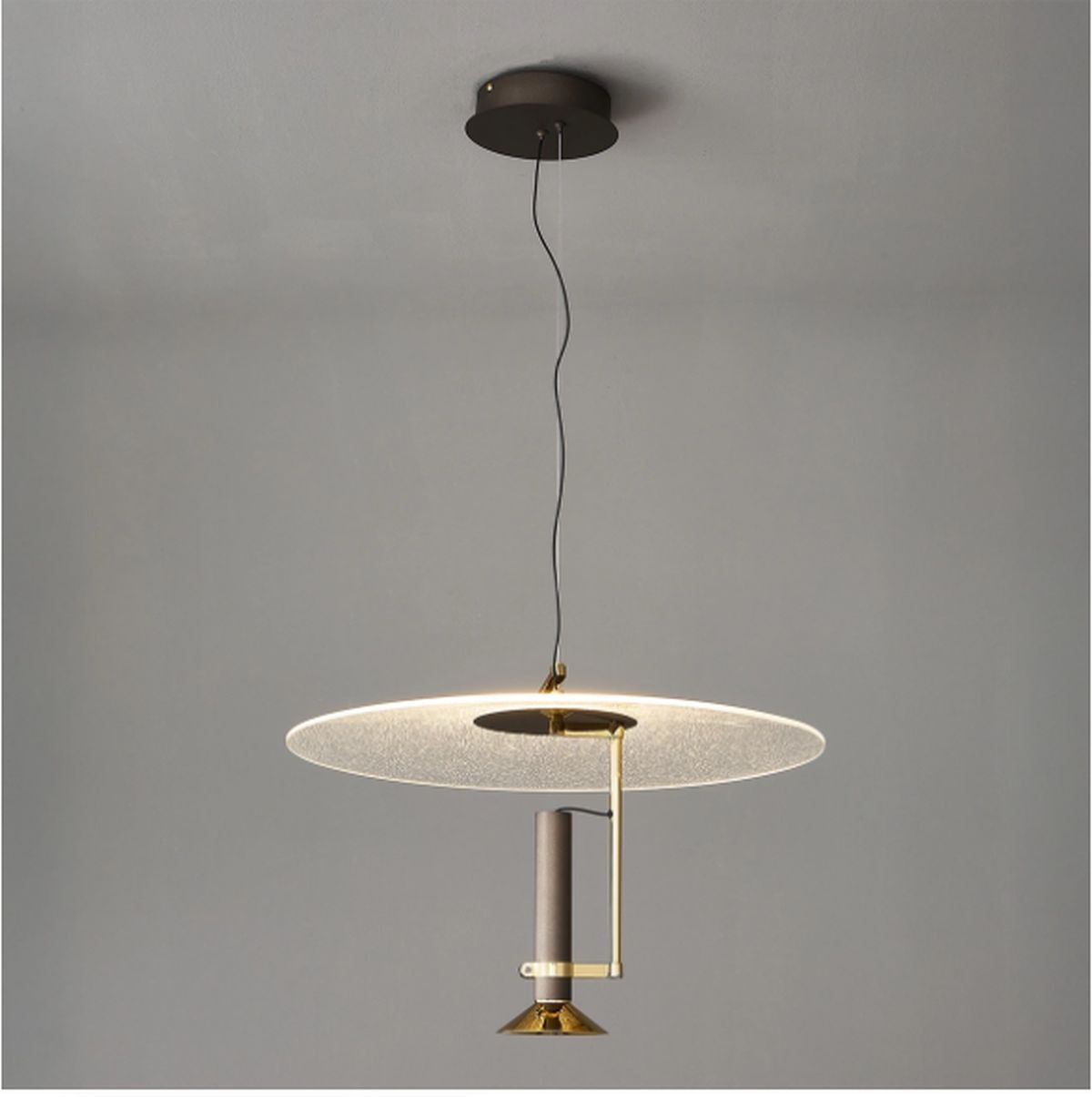 Darmowa Dostawa - Lampa wisząca 1x28 W przezroczysta-brązowa Altavola Design Fanora LA105P