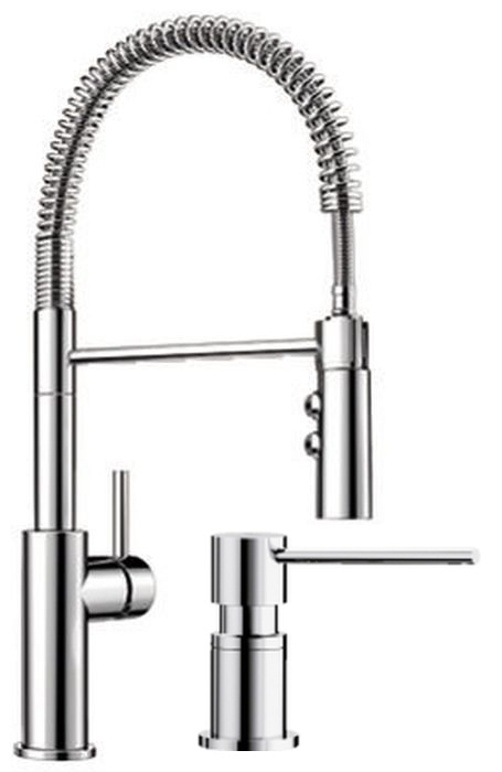 Darmowa Dostawa - Bateria kuchenna z dozownikiem stojąca chrom Blanco Catris-S abset10232